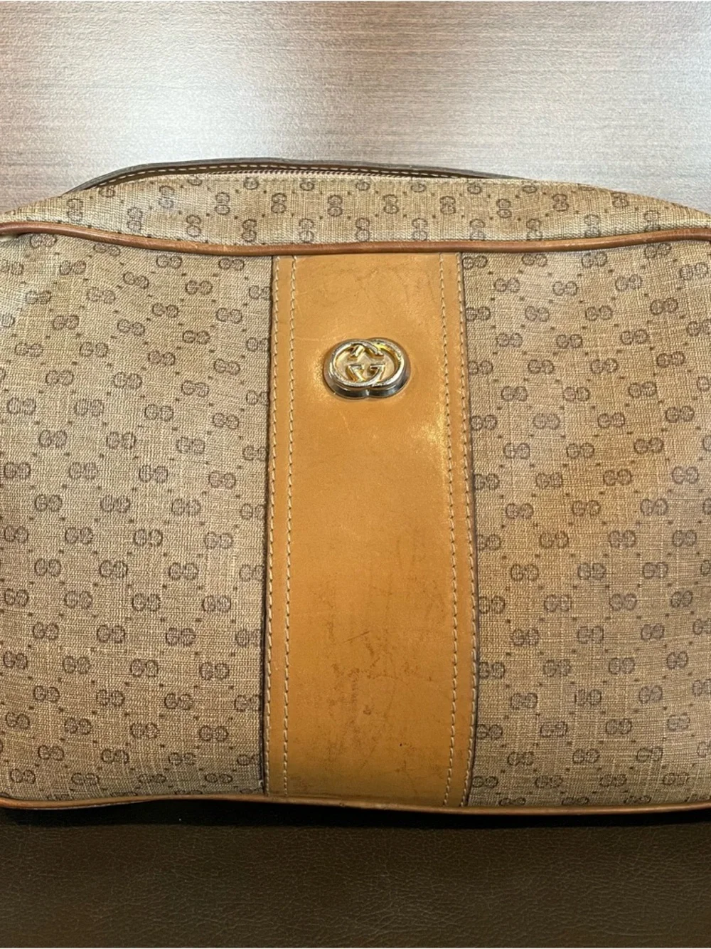 Gucci Sherry Line Micro GG Monogram Camera Bag - Picture 2 of 7